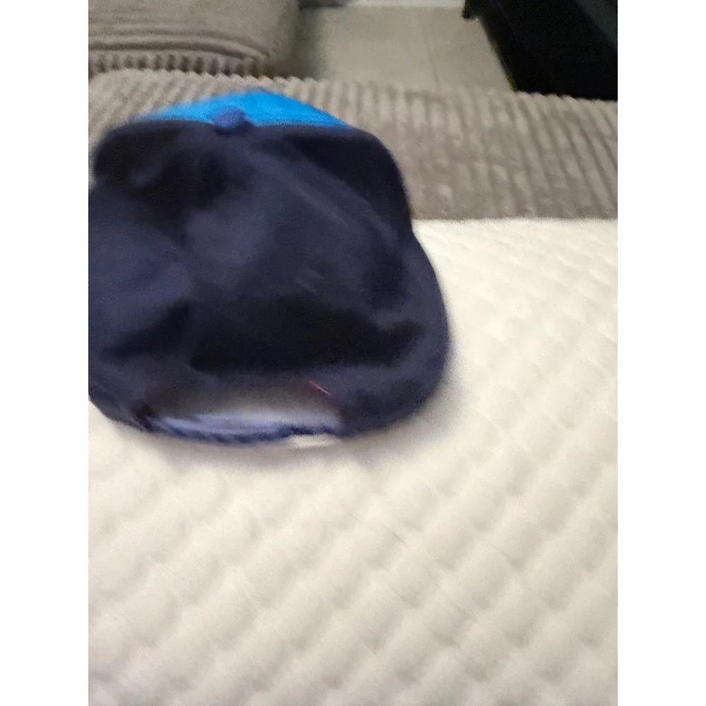 Sonic the Hedgehog Sega Youth Snapback Hat Navy Blue Flat Brim Baseball Cap OSFM